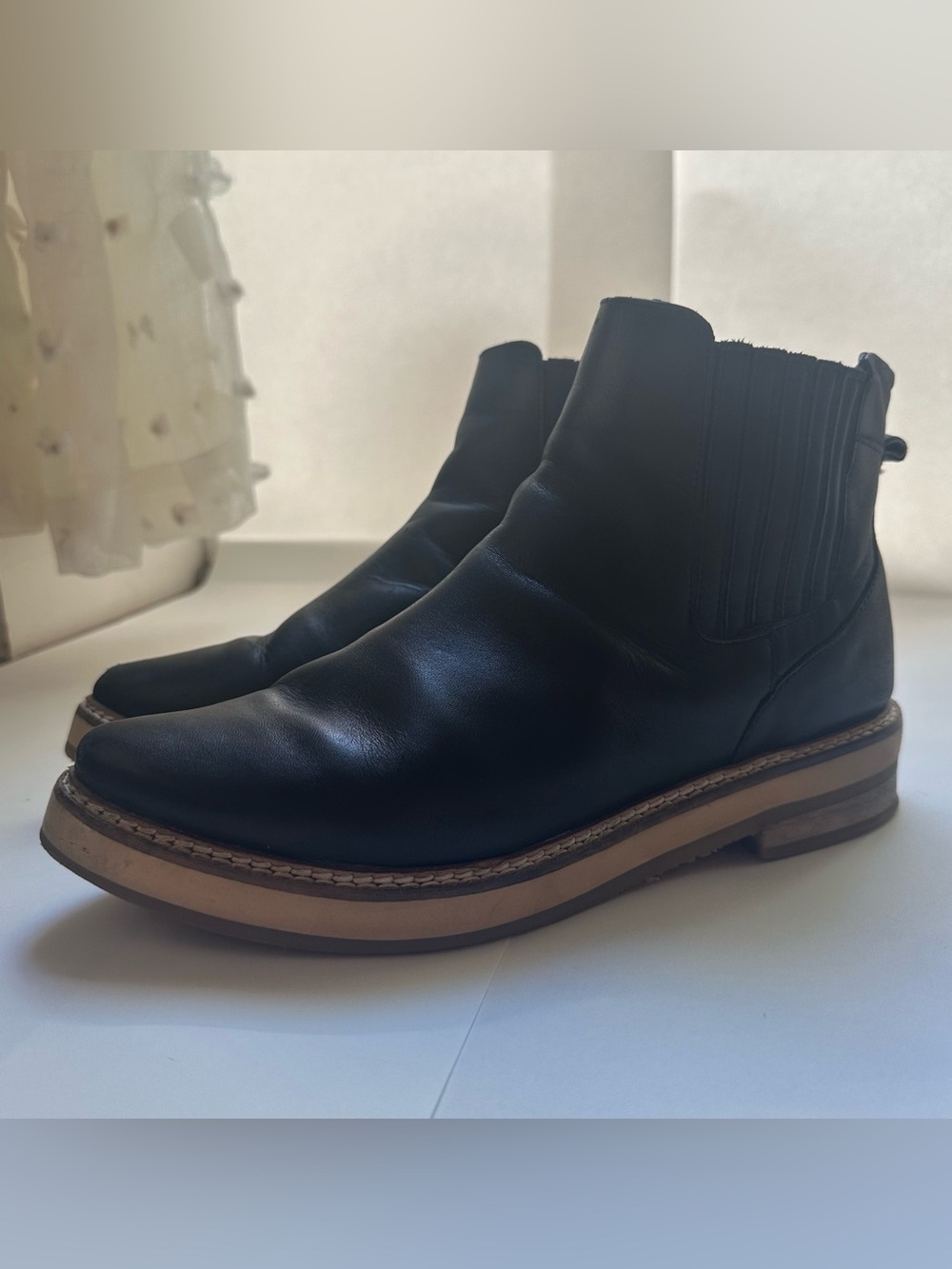 Roolee Prince Black Leather Boots